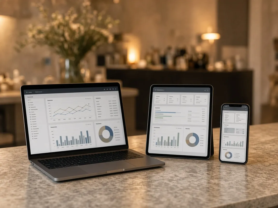 SellMate salon management on desktop tablet and mobile devices